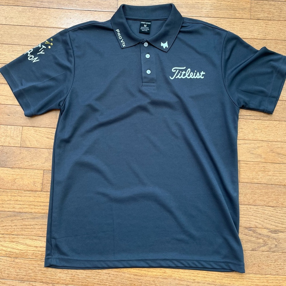 Titleist Scotty Cameron dark grey polo shirt